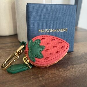 Maison de Sabre Fruit charm - Strawberry 🍓- NWT